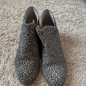 Crown & Ivy Animal Print Ankle Booties